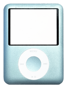 Original Light Blue Faceplate & Click Wheel for Apple iPod Nano 3rd Generation Used