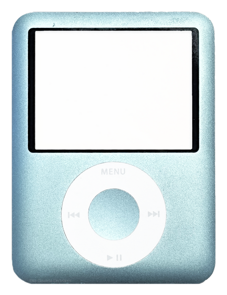 Original Light Blue Faceplate & Click Wheel for Apple iPod Nano 3rd Generation Used