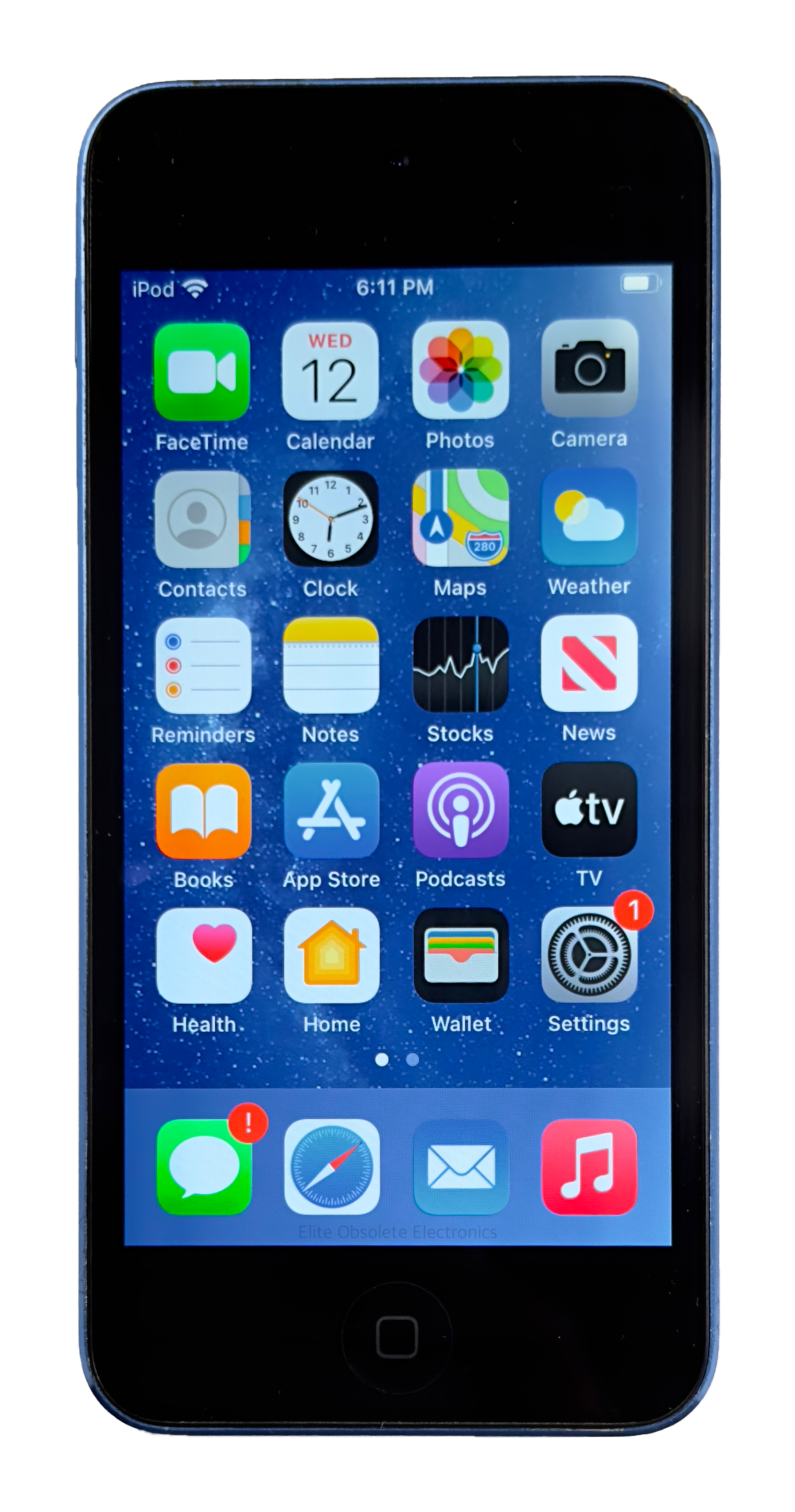 Refurbished Apple iPod Touch 7th Generation A2178 Blue & Black Refurbished Apple iPod Touch 7th Generation A2178 Blue & Black