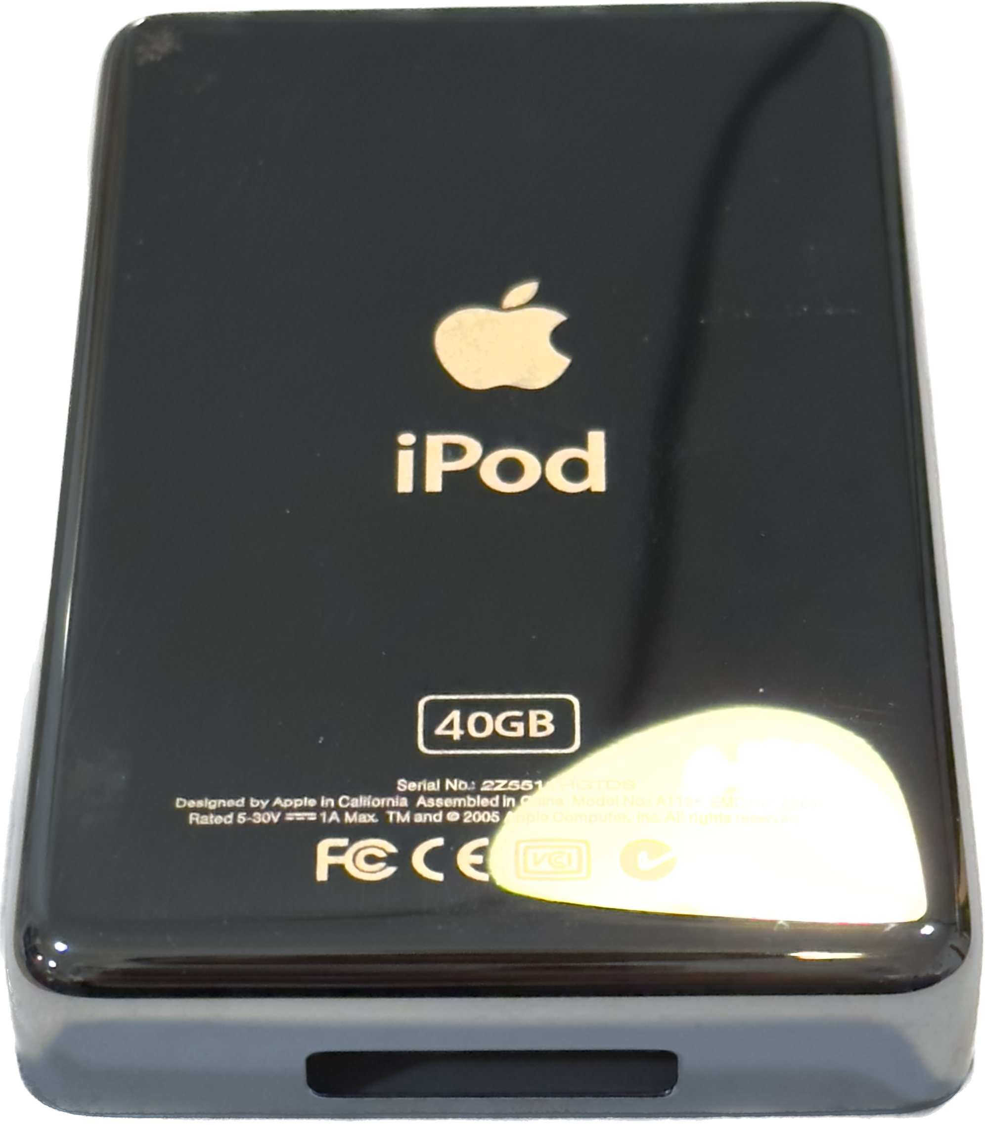 New 40GB Thick Backplate for Apple iPod Click Wheel 4th Monochrome