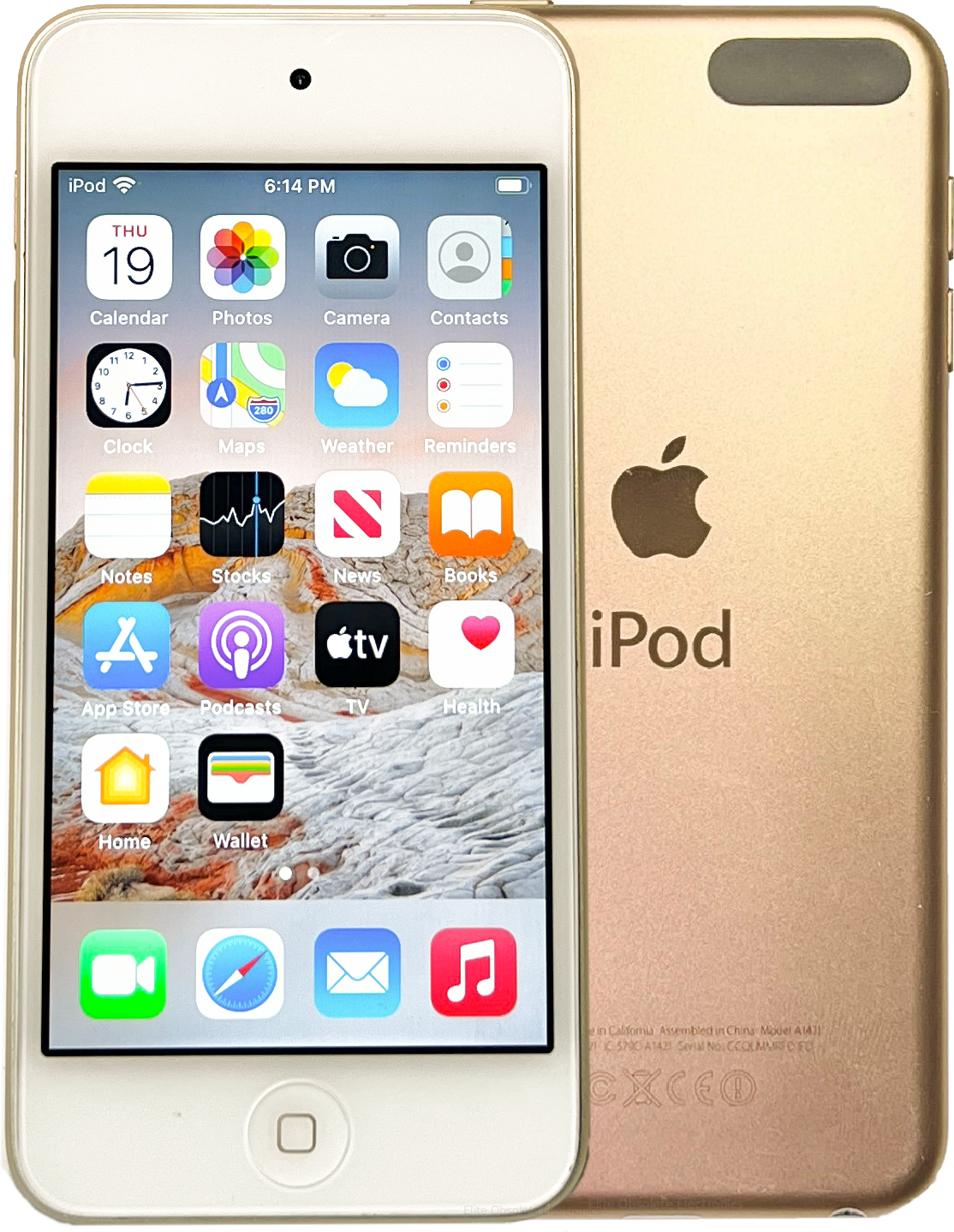 Refurbished Apple iPod Touch 6th Generation Gold 16GB 32GB A1574 MKH02LL/A MKHT2LL/A