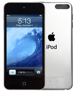 Refurbished Apple iPod Touch 5th Generation 16GB Silver Black No iSight Rare iOS 6.1.3 New Battery ME643LL/A A1509