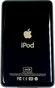 Thin Black Backplate for iPod Classic Video 5th 5.5 6th 7th 30GB