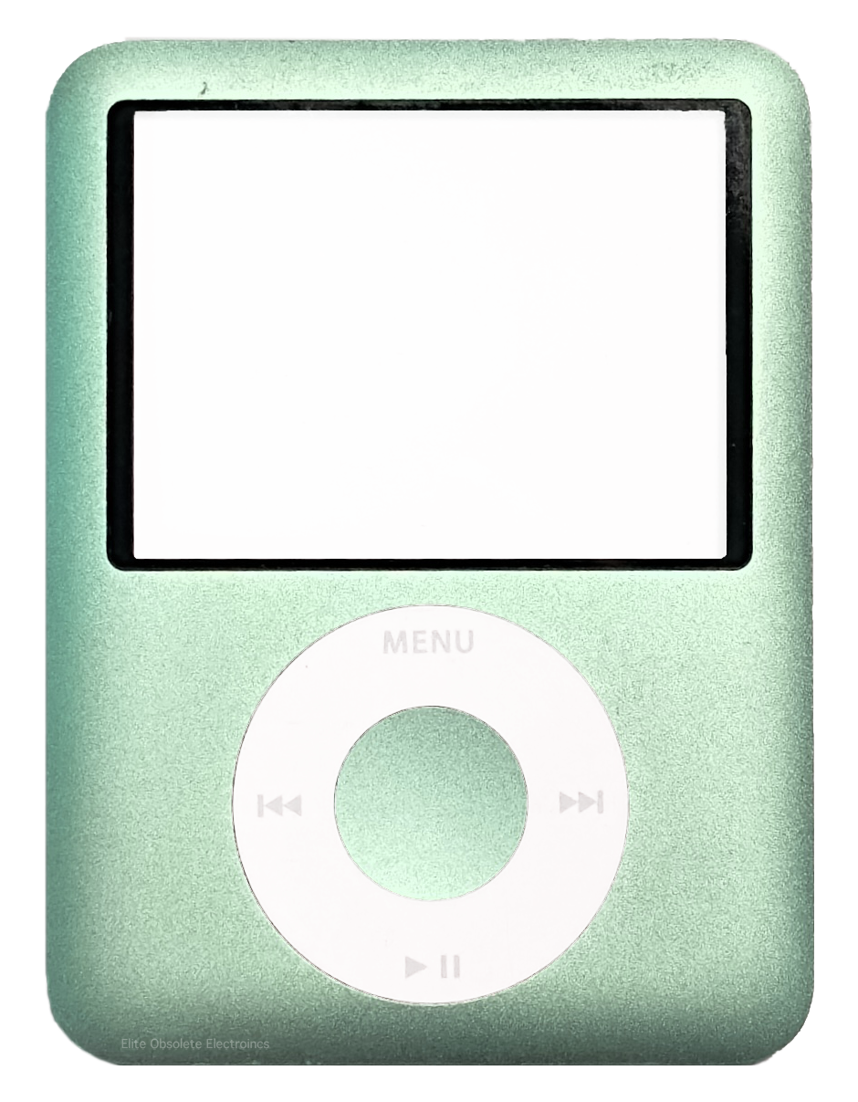 Original Green Seafoam Faceplate & Click Wheel for Apple iPod Nano 3rd Generation Used