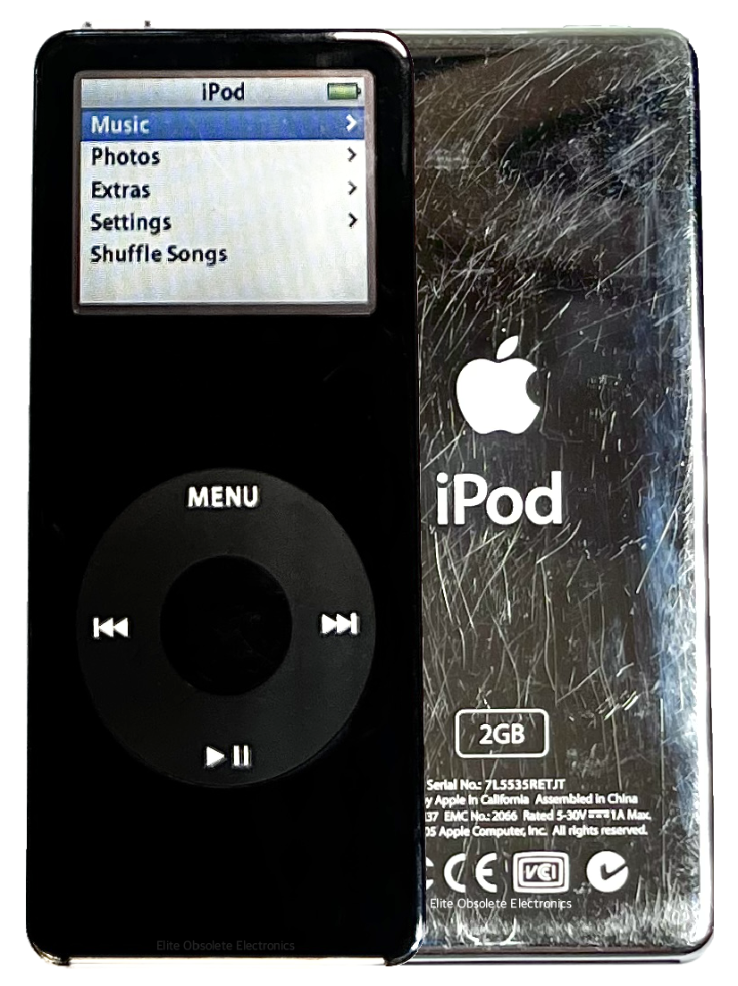 Apple iPod Nano 1st Generation 1GB 2GB 4GB Black Refurbished w/ New Battery