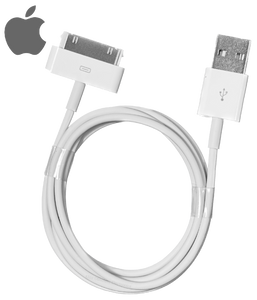 New Genuine Apple 30-Pin USB Charge Sync Audio Cable for iPod
