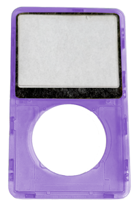Atomic Indigo Purple Transparent Clear Faceplate For Apple iPod Video 5th & 5.5 Generation Plastic