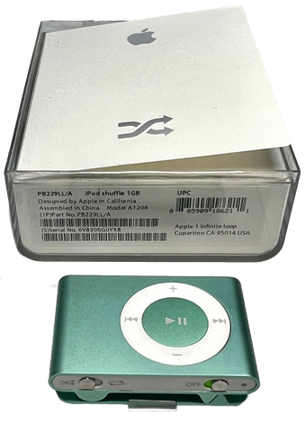 ‘James Caminis’ Open Box Apple iPod Shuffle 2nd Generation 1GB Green PB229LL/A