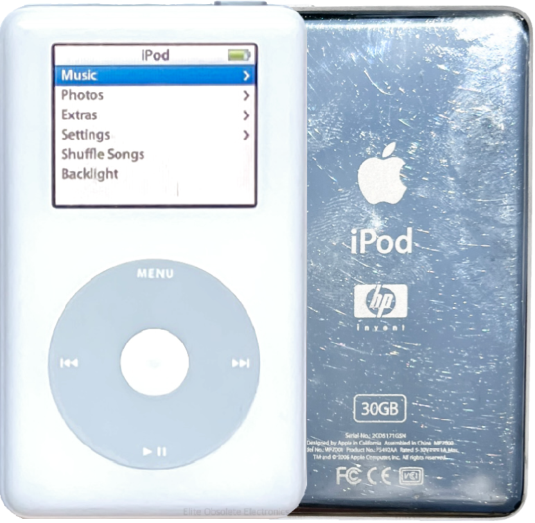 Apple iPod Classic 4th Generation Photo 30GB 60GB iPod + HP Invent Refurbished New Battery 1200mah