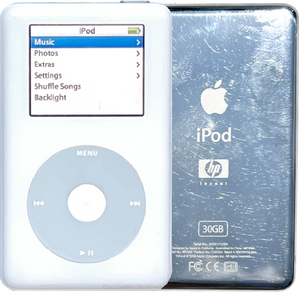 Apple iPod Classic 4th Generation Photo 30GB 60GB iPod + HP Invent Refurbished New Battery 1200mah