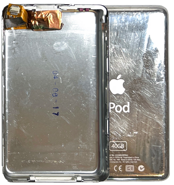 Original Backplate & Headphone Jack Flex Assembly for Apple iPod Classic 3rd Generation 10GB 15GB 20GB 40GB