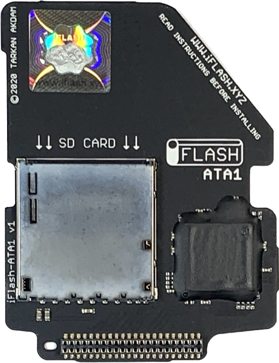 Tarkan iFlash ATA1 SD Card IDE 44-Pin Adapter for Apple iPod Classic 3rd 4th