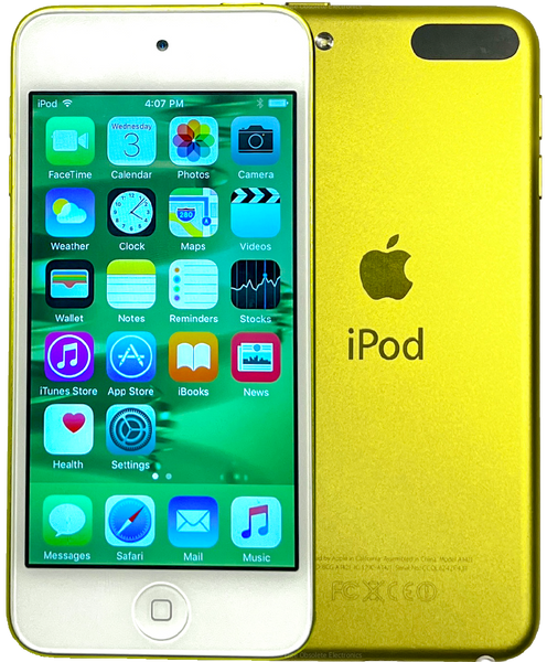 Used Apple iPod Touch 5th Generation 16GB 32GB Yellow Green