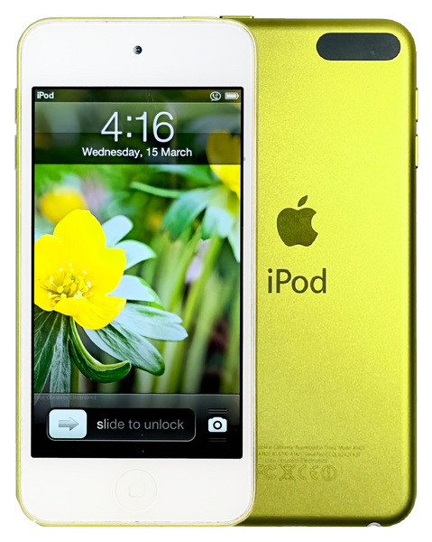 Refurbished Apple iPod Touch 5th Generation 32GB Yellow Rare iOS 6.1.2 New Battery