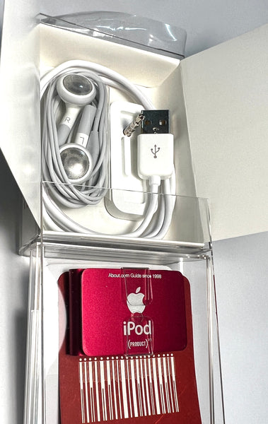 ‘About.com Guide since 1998’ Open Box Apple iPod Shuffle 2nd Generation 1GB Product Red PB231LL/A