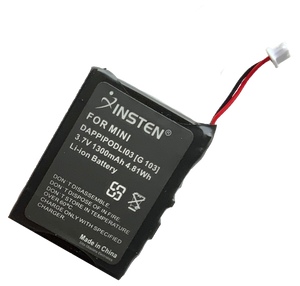 Insten 1300mah Li-on Replacement Battery for Apple iPod Mini 1st 2nd Generation