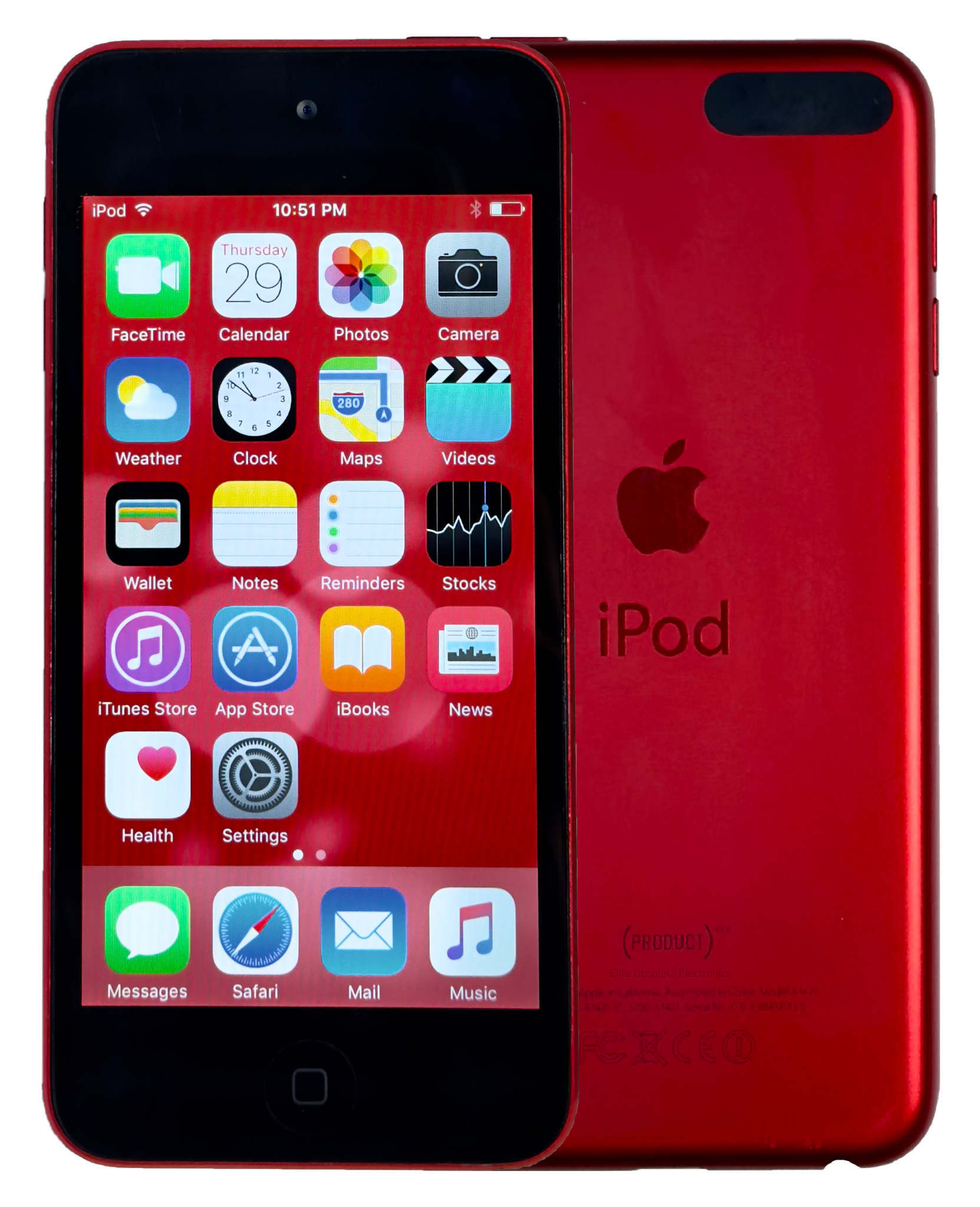 Refurbished Apple iPod Touch 5th Generation 16GB 32GB Product Red & Black New Battery