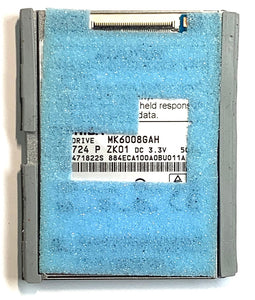 Toshiba MK6008GAH 60GB ZIF HDD 1.8" 40-pin iPod 5th 5.5 Thick