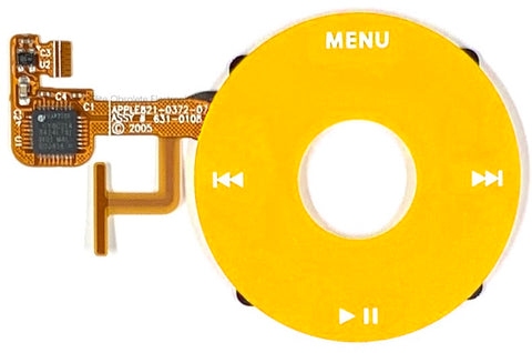 Yellow Click Wheel Flex for Apple iPod Video